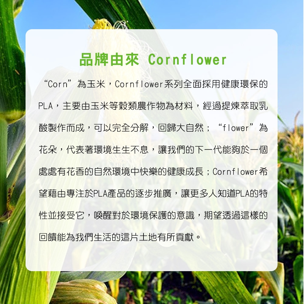 Cornflower 瓦特杯 (無毒玉米食器)