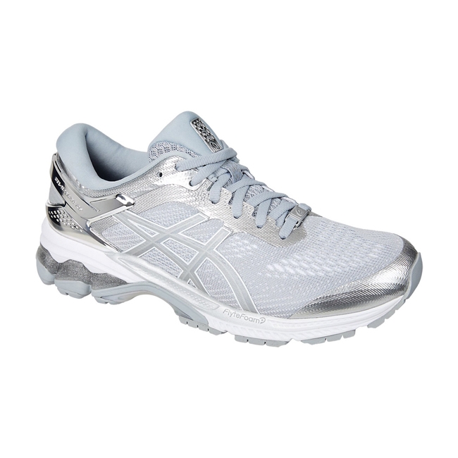 ASICS Gel-Kayano 26 PLATINUM 女慢跑鞋 白金