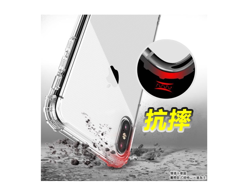 Apple 蘋果iPhone 11 Pro 5.8吋軍用軍事防摔透明手機殼 手機背蓋