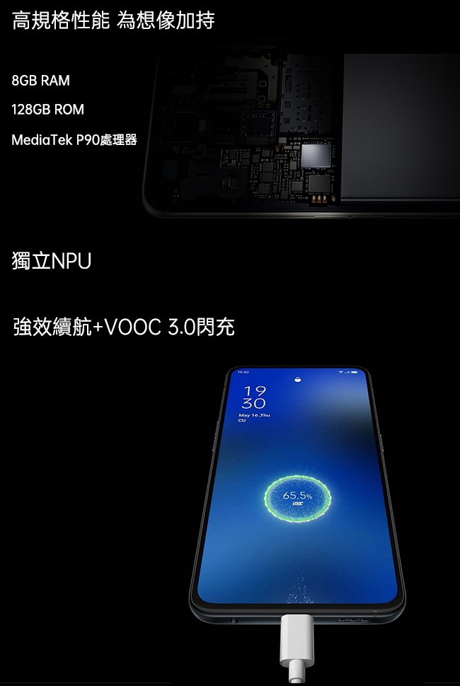 OPPO Reno2 Z (8G/128G) 6.5吋八核心四鏡頭智慧型手機