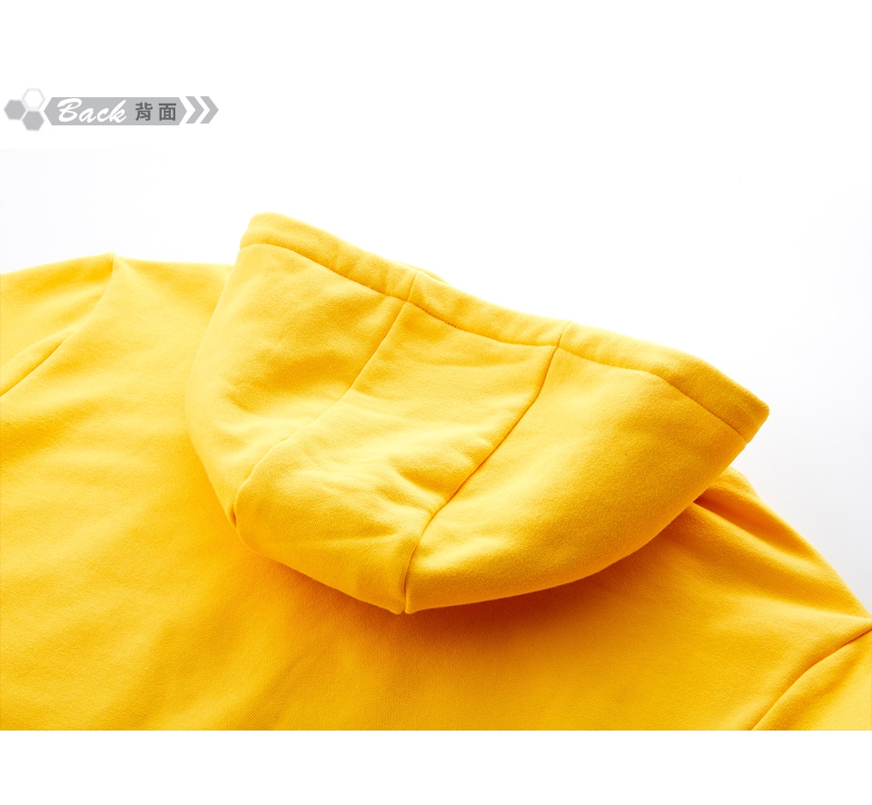 FILA 長袖連帽T恤-黃色 1TET-5467-LM