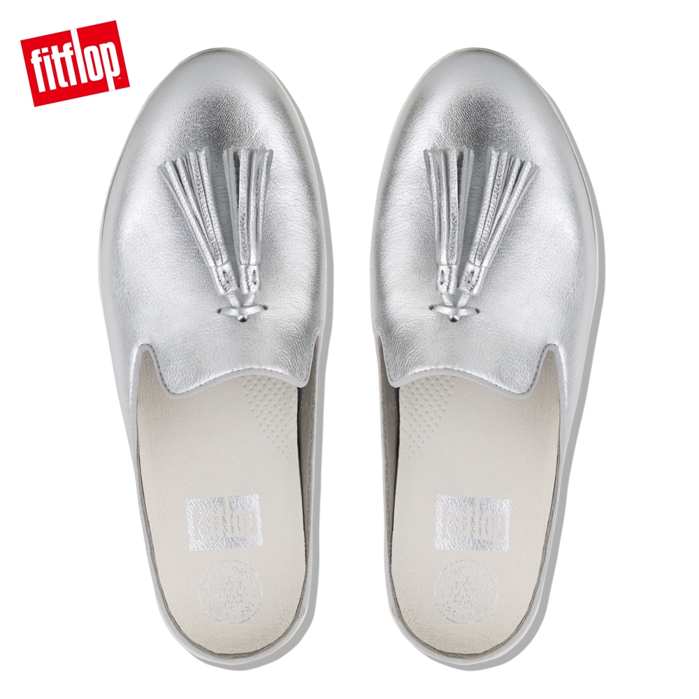 FitFlop SUPERSKATE SLIP-ONS MULES 銀色