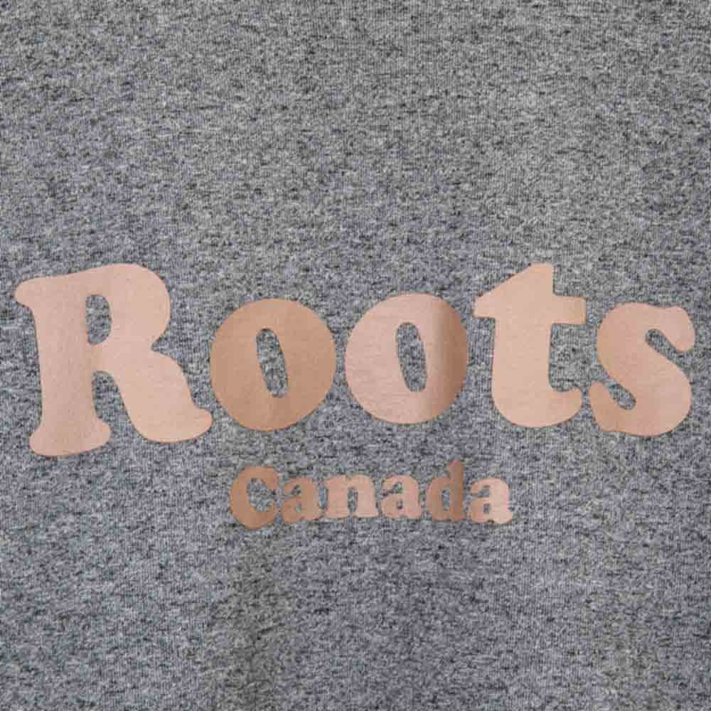 ROOTS 男裝-燙金庫柏雙側拉鍊圓領上衣-灰色