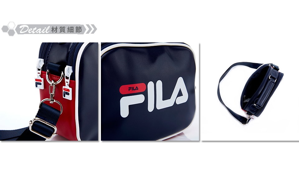 FILA LOGO中斜背包-丈青 BMT-5412-NV