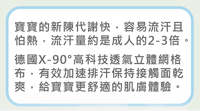 air cossi 超透氣抗菌天絲座墊_嬰兒推車座墊 (新生兒全身包覆款0-4m)-清新綠