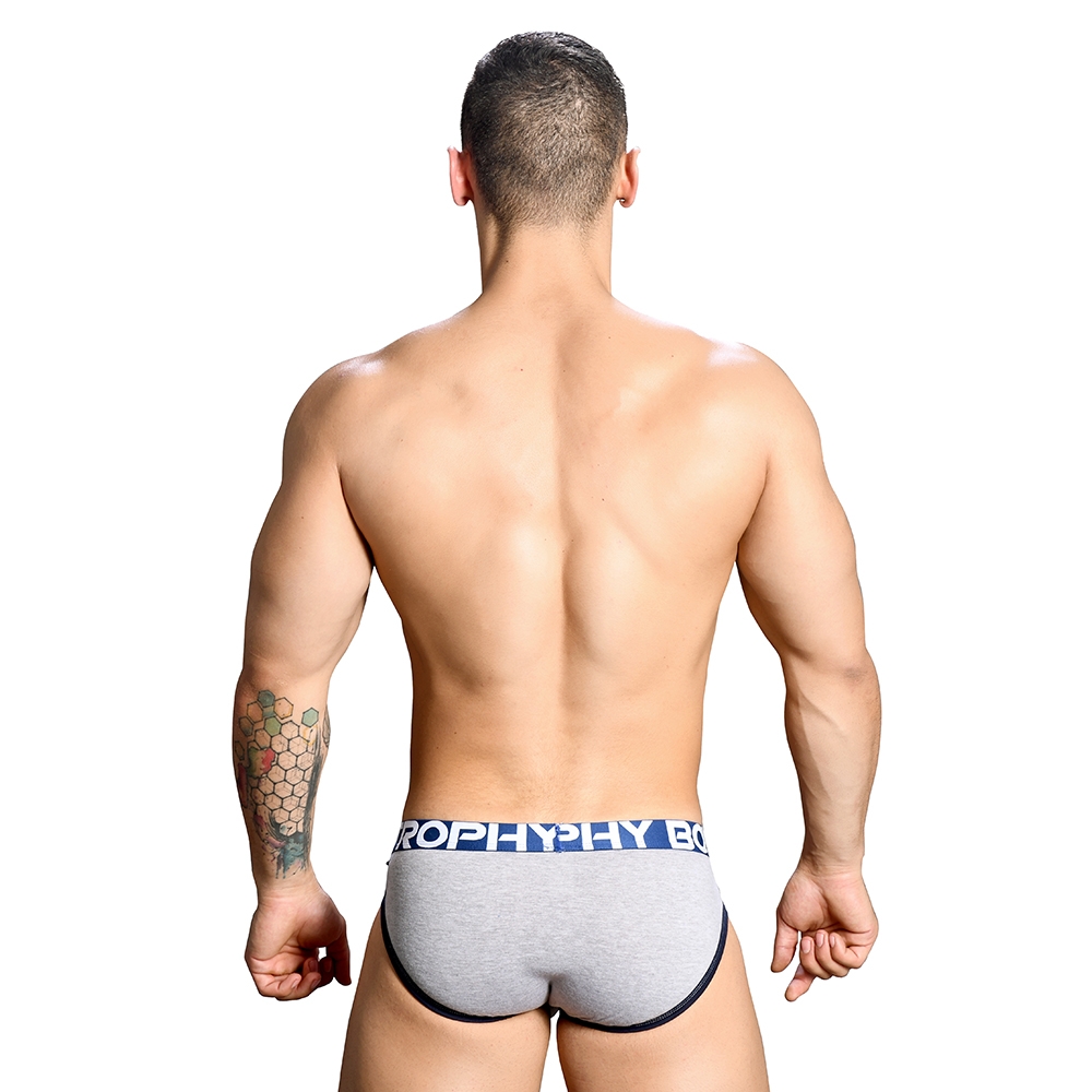 美國Andrew Christian Trophy Boy Brief 灰色三角內褲