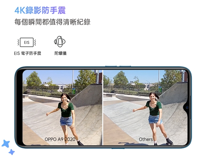 OPPO A9 2020 (8G/128G) 6.5吋四鏡頭智慧型手機