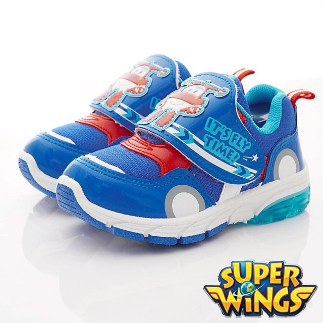 SUPER WINGS 電燈運動鞋款 SNI3016藍(中小童段)