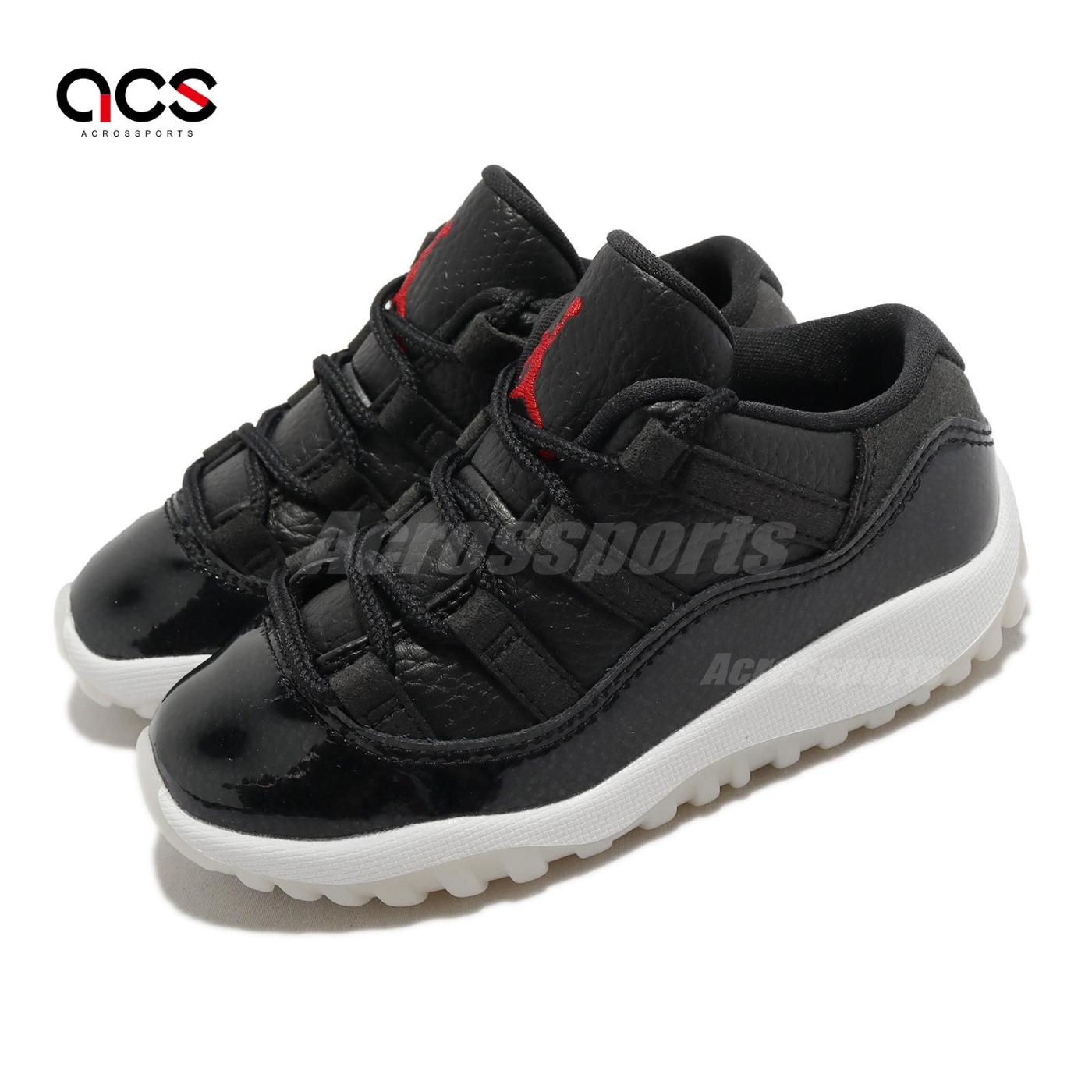 Nike Jordan 11 Retro Low TD 小童AJ11 喬丹72-10 黑白505836-001