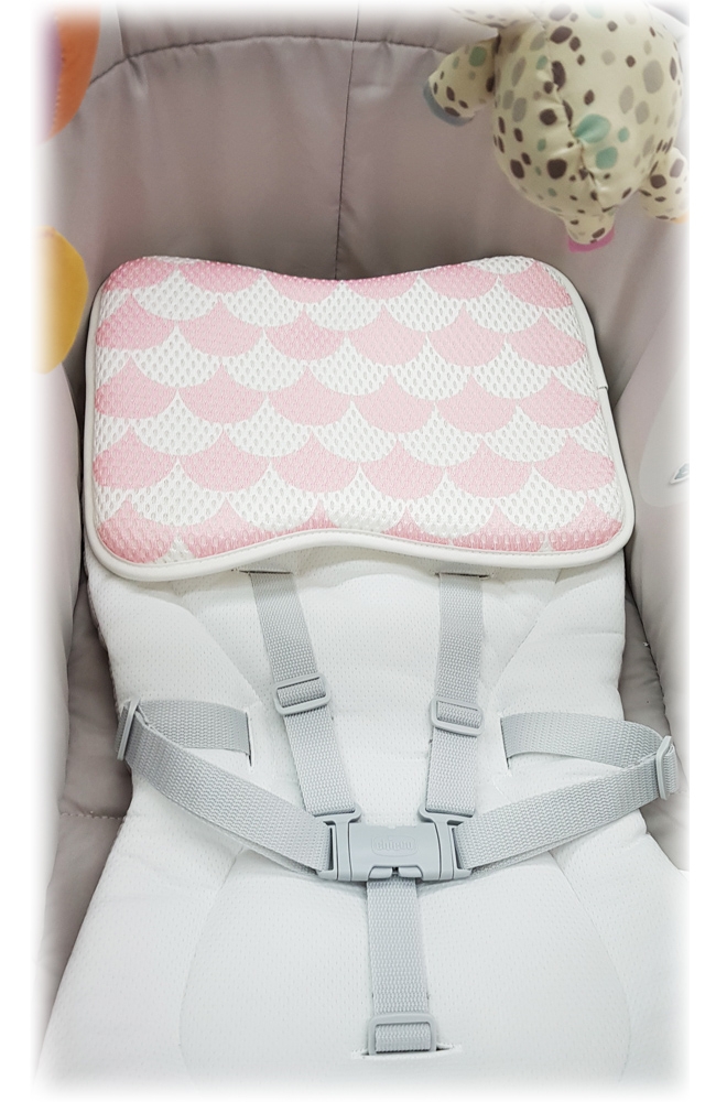 夢特嬌3D透氣嬰兒枕(藍/粉)