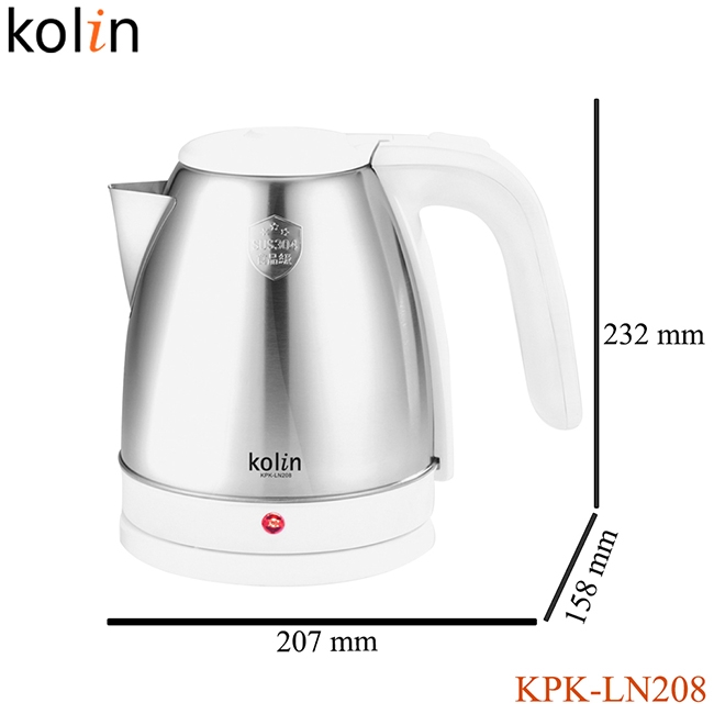 Kolin 歌林 1.5L不鏽鋼快煮壺 KPK-LN208