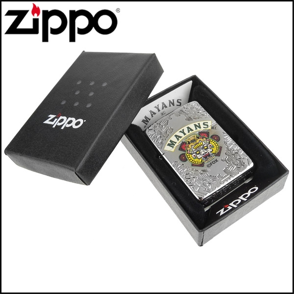 ZIPPO 美系~Mayans M.C.-瑪雅摩托幫圖案深刻打火機(ARMOR裝甲)