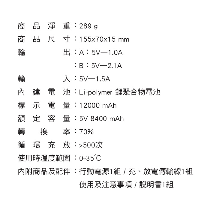 YADI 12000行動電源/大容量/BSMI/台灣製造/雙輸出/全鋁機身/無接縫模組/黑