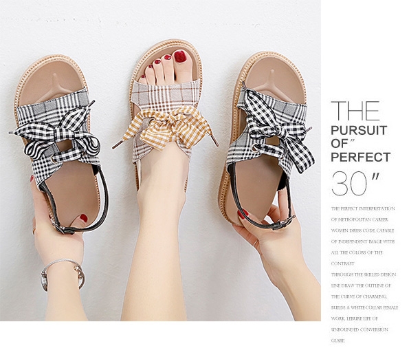 KEITH-WILL時尚鞋館 獨家款歐美可愛涼鞋-黑