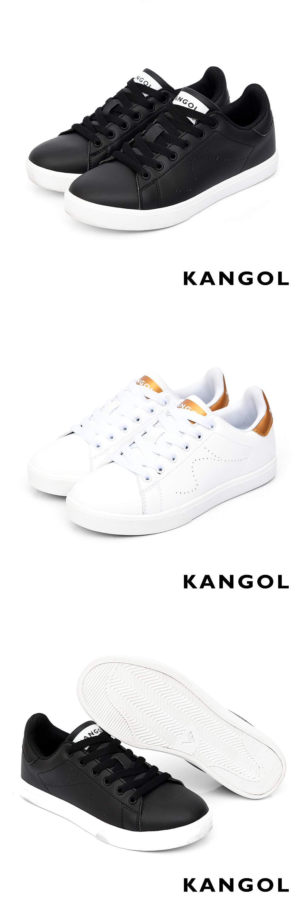 【KANGOL】80週年限定休閒鞋-男款-共兩色