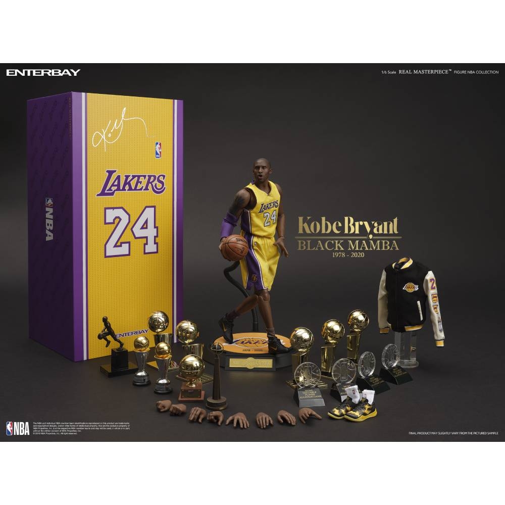 ENTERBAY 1/6 NBA公仔黑曼巴紀念款湖人隊Kobe Bryant-RM-1036 | 洋娃娃