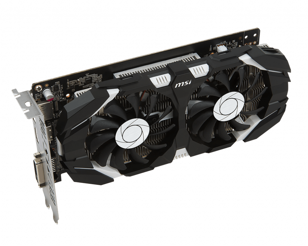 微星MSI GTX1050Ti 4GT OC PCI-E顯示卡NVIDIA GeForce GTX 1050 Ti