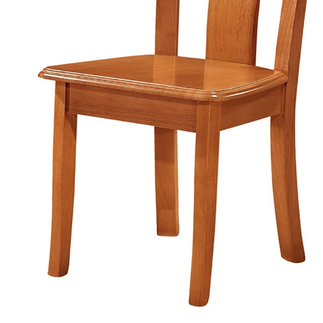 MUNA 808型柚木色實木餐椅 43X43X91cm