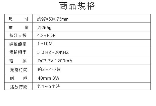 HM-10 復古收音機造型3W藍牙喇叭