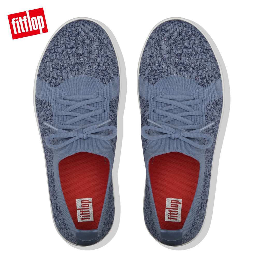 FitFlop F-SPORTY UBERKNIT SNEAKERS 粉藍