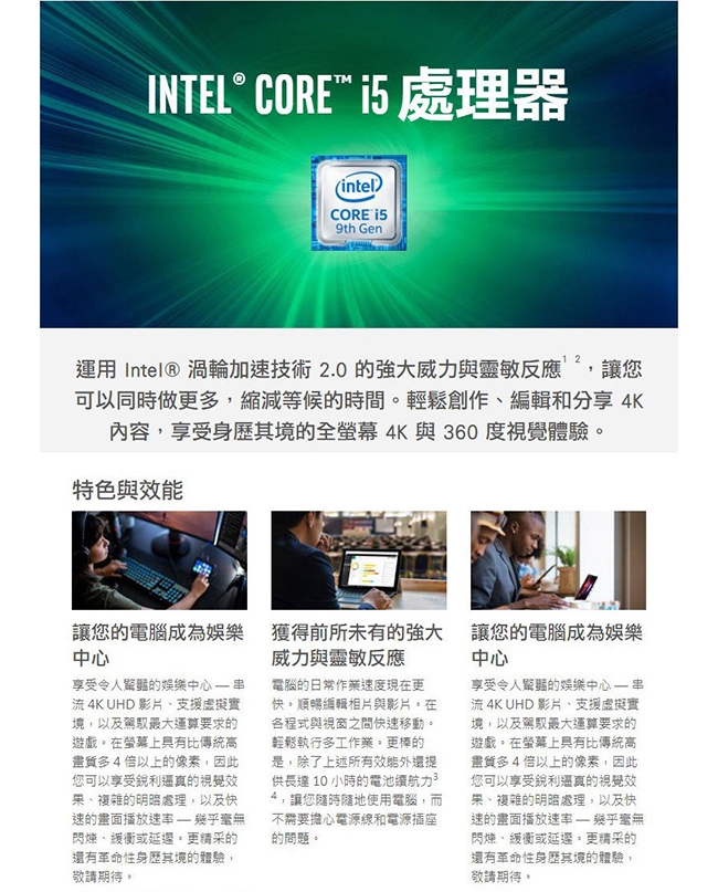 Intel第9代 Core i5-9400F 六核心處理器