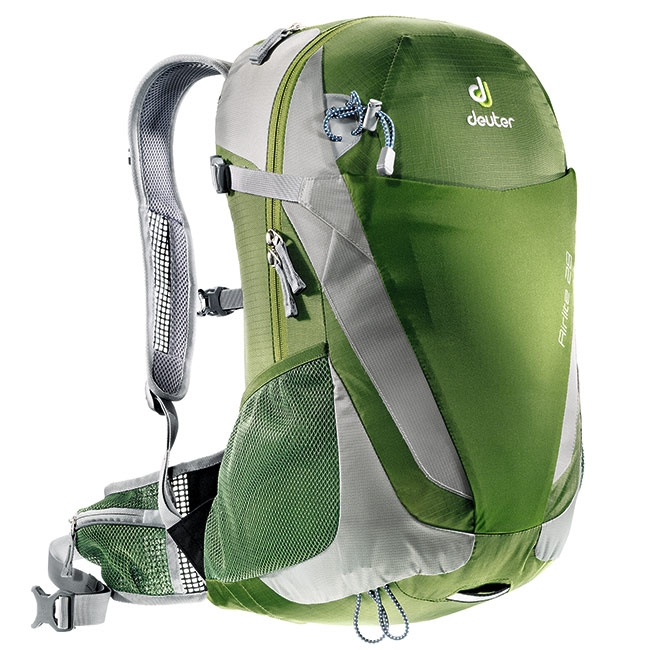 【德國DEUTER】Airlite 28L網架式拔熱透氣登山背包4420515草綠/銀