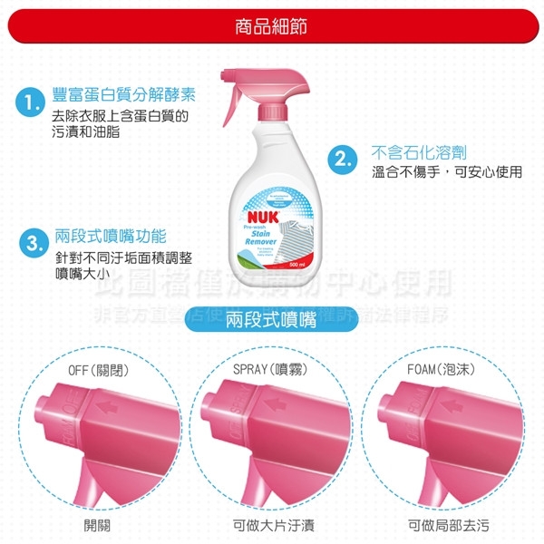 NUK-洗衣精去漬劑超值組(嬰兒洗衣精1000ml+補充包750ml+去漬劑500ml)