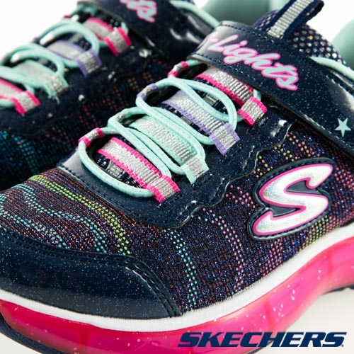 SKECHERS 女童系列 LIGHT SPARKS - 20283LNVMT