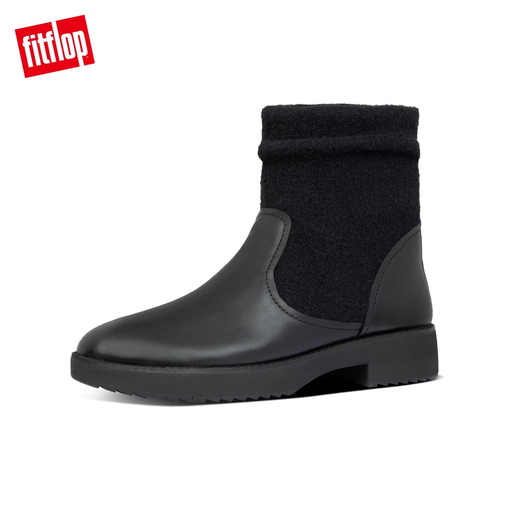 FitFlop NISSE MIXTE ANKLE BOOTS 短靴 靚黑色