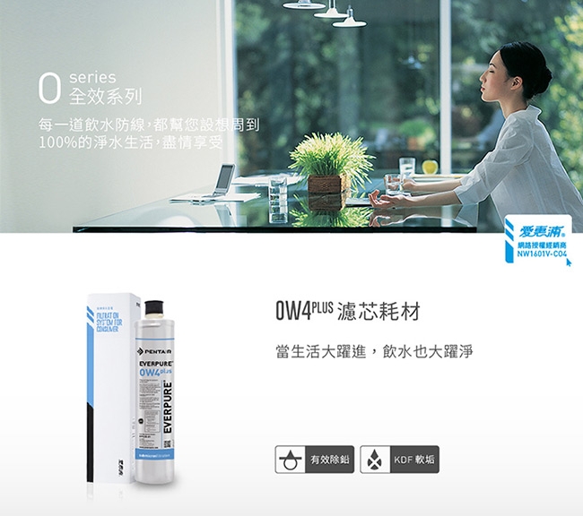 愛惠浦 全效系列濾芯 EVERPURE OW4PLUS 到府安裝