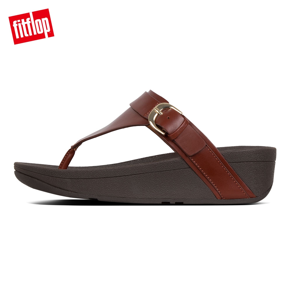 FitFlop EDIT TOE THONGS 琥珀棕