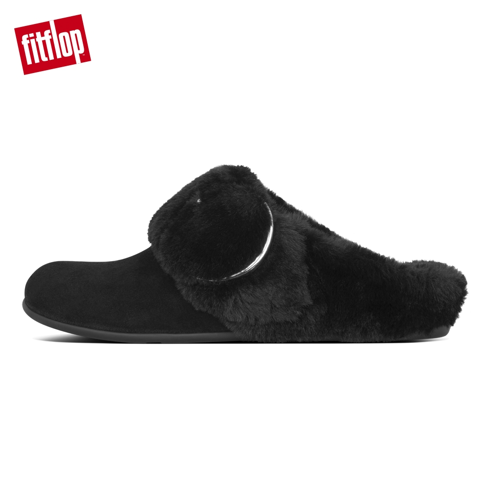 FitFlop TILDA BUCKLE SLIPPERS 便鞋 靚黑色