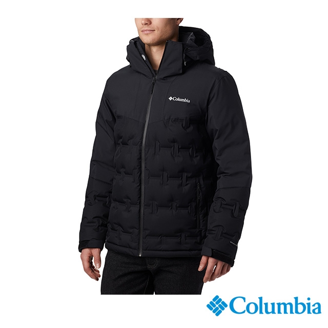 Columbia 哥倫比亞 男款- Omni TECH防水鋁點保暖羽絨外套-黑色