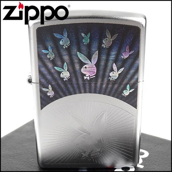 ZIPPO 美系~PLAYBOY-班尼兔圖案自動雕刻打火機