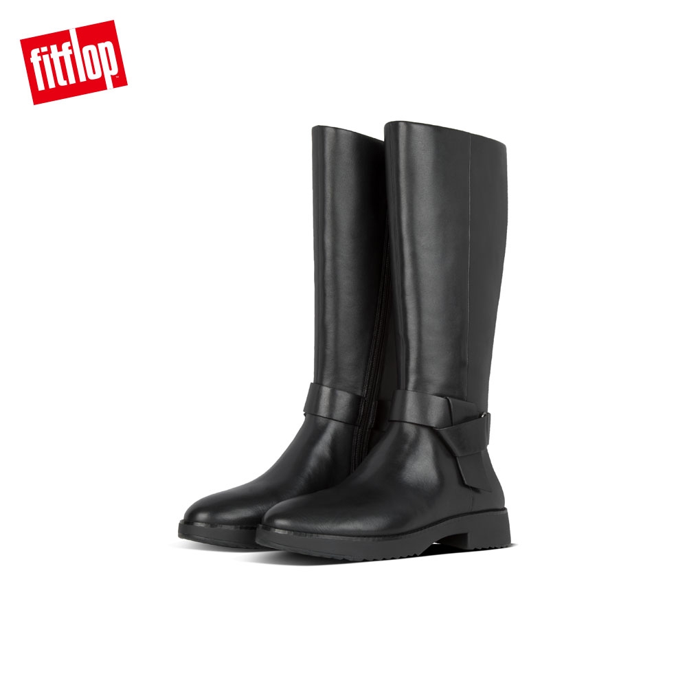 FitFlop KNOT KNEE-HIGH BOOTS 簡約時尚長靴 靚黑色