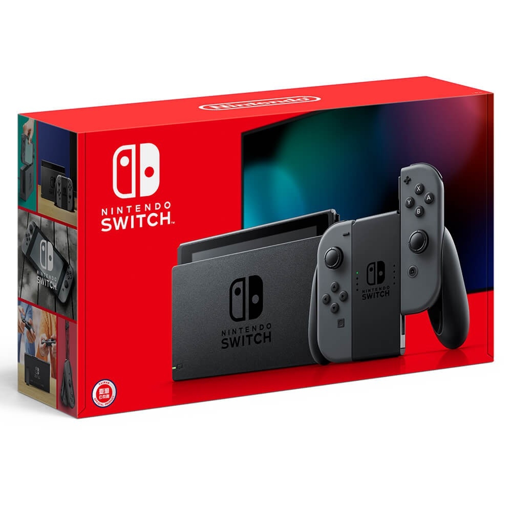 任天堂 Nintendo Switch 灰黑電力加強版主機 | Switch 主機組合 | Yahoo奇摩購物中心