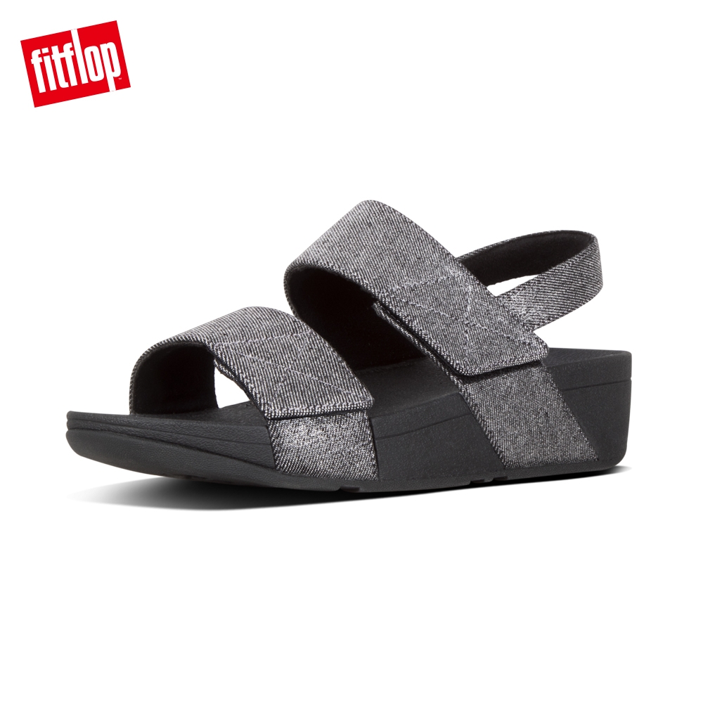 FitFlop MINA DENIM BACK STRAP SANDALS 靚黑色