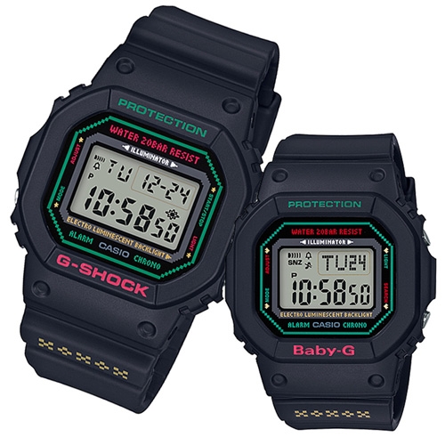 CASIO 天使與惡魔運動對錶(LOV-19B-1) | G-SHOCK | Yahoo奇摩購物中心