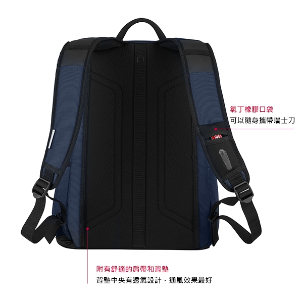 VICTORINOX 瑞士維氏 Altmont Original 標準型後背包-藍