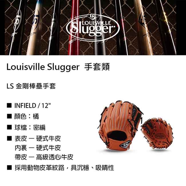 Louisville Slugger LS 金剛棒壘手套 LB17013N04