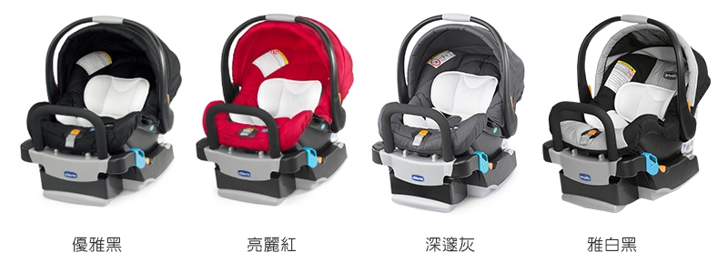 chicco-Viaro運動版三輪推車-太空灰+KeyFit 手提汽座-深邃灰