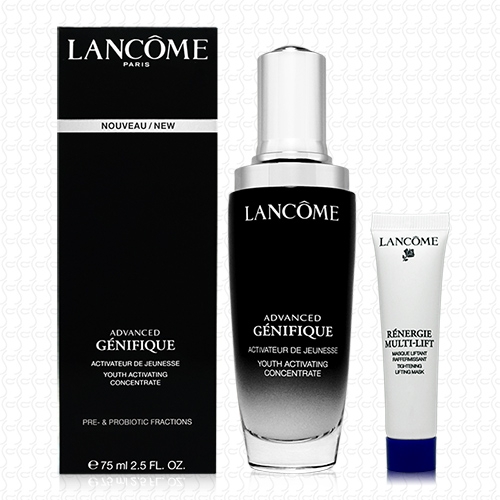 LANCOME蘭蔻 超未來肌因賦活露75ml(贈超緊顏5D太空乳霜面膜15ml)