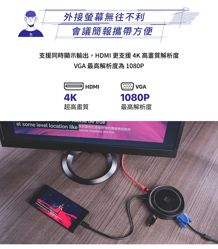 【亞果元素】CASA Hub O7 USB-C 七合一 無線充電 多功能集線器