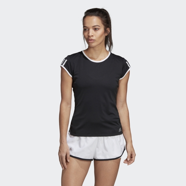 adidas TENNIS CLUB 短袖上衣 女 DU0957