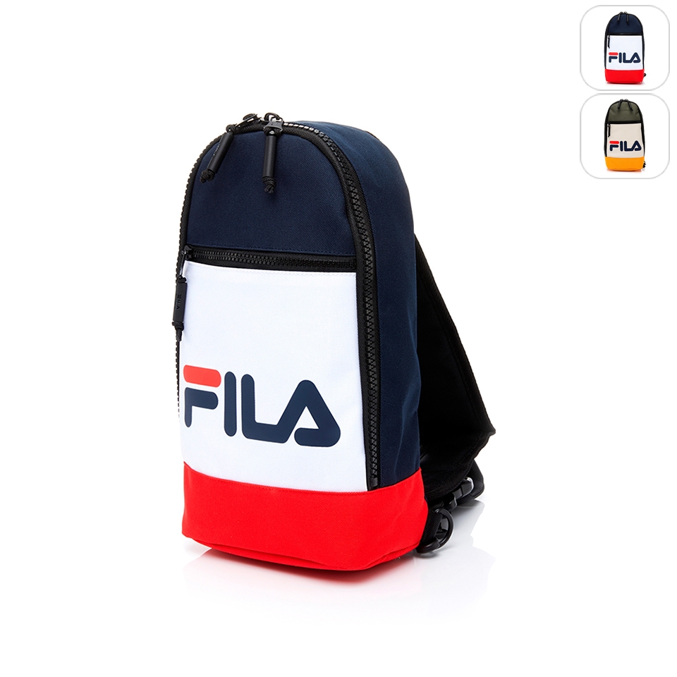 FILA LOGO單肩後背包-紅藍白 BPT-5003-NV