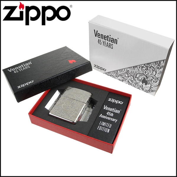 ZIPPO 美系~Venetian-威尼斯人雕花圖案45週年限量紀念(ARMOR裝甲)