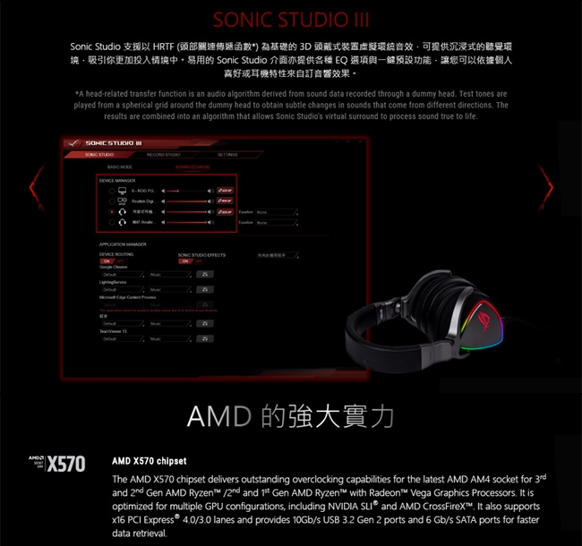 ASUS華碩 ROG X570 CROSSHAIR VIII HERO(WI-FI) 主機板