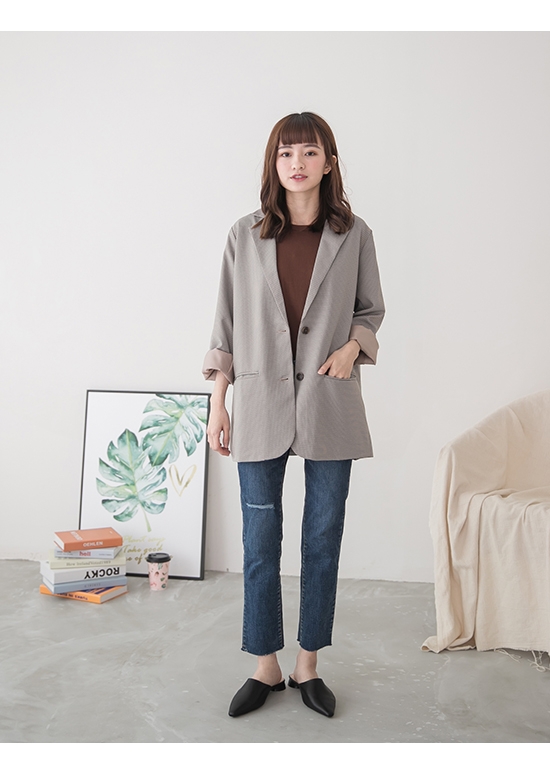 D+AF 極簡品味.素面尖頭圓跟穆勒鞋*黑 D+AF 極簡品味.素面尖頭圓跟穆勒鞋*黑