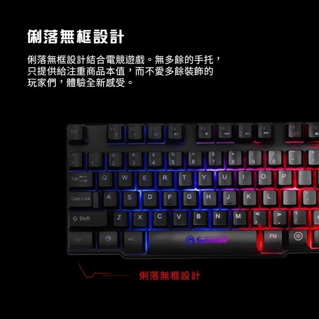 【MARVO魔蠍】CM370 電競4合1戰鬥超值組合