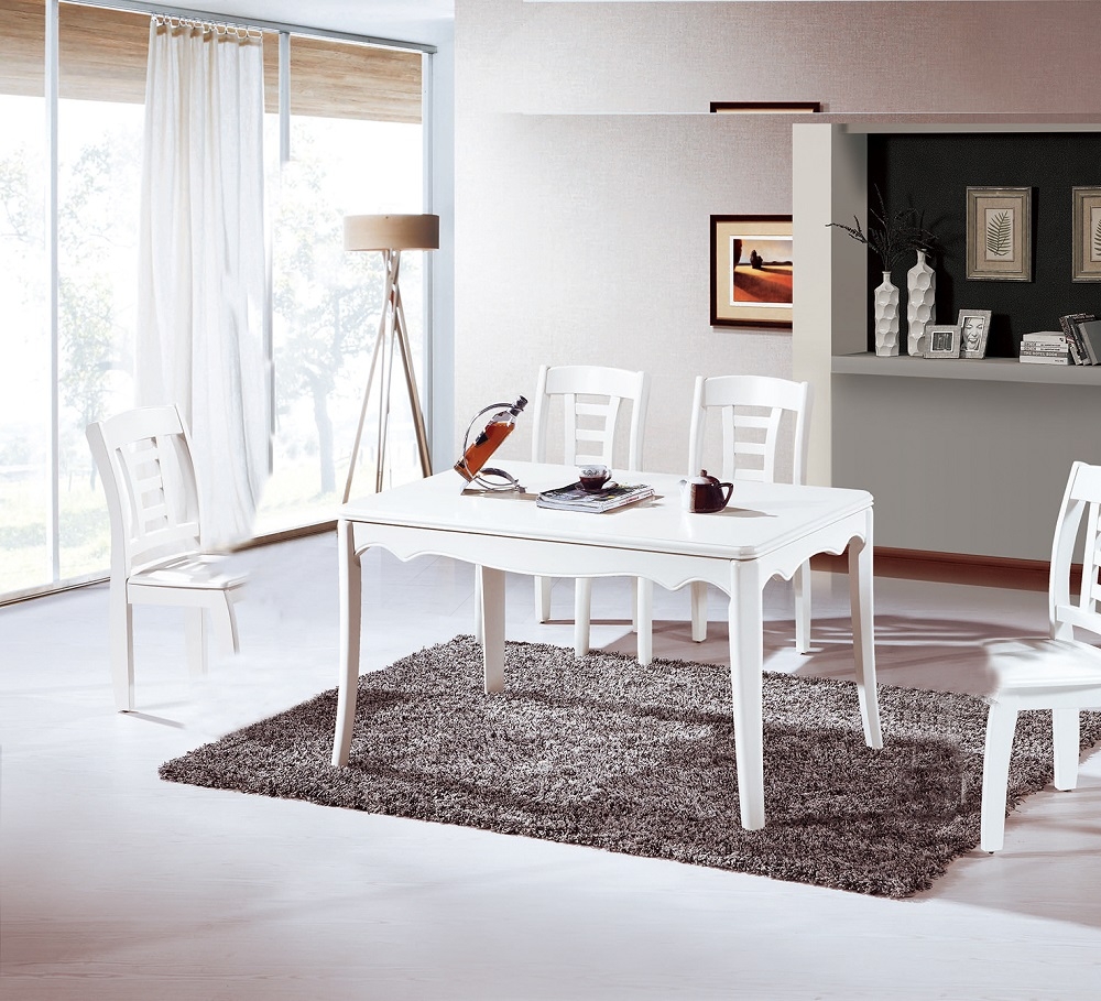 MUNA 凱達4.3尺白色餐桌(不含椅) 130X80X76cm